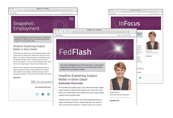 Diane Swonk Economics Email Newsletter Suite Design Economics Newsletter Suite